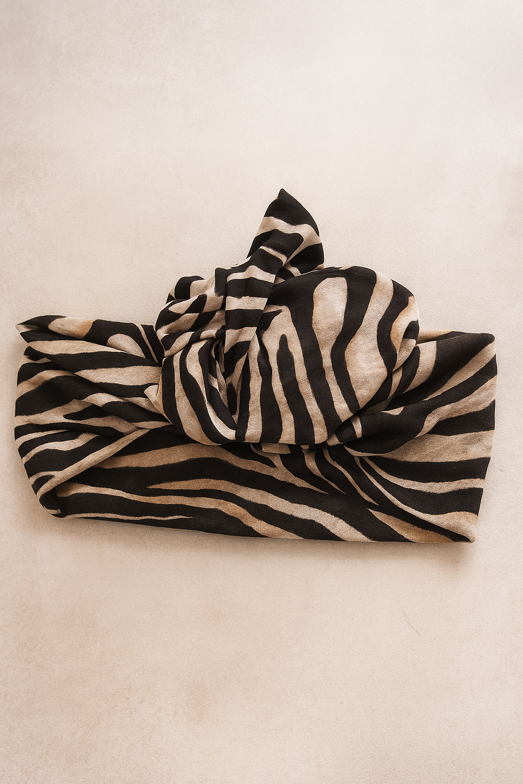 fascia capelli modellabile zebrata