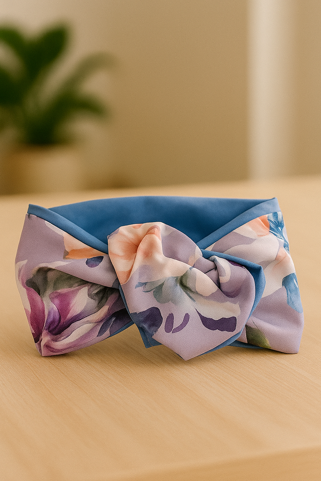 Fascia turbante modellabile headband -Mezza Capocchia "Fior di Sbadiglio"