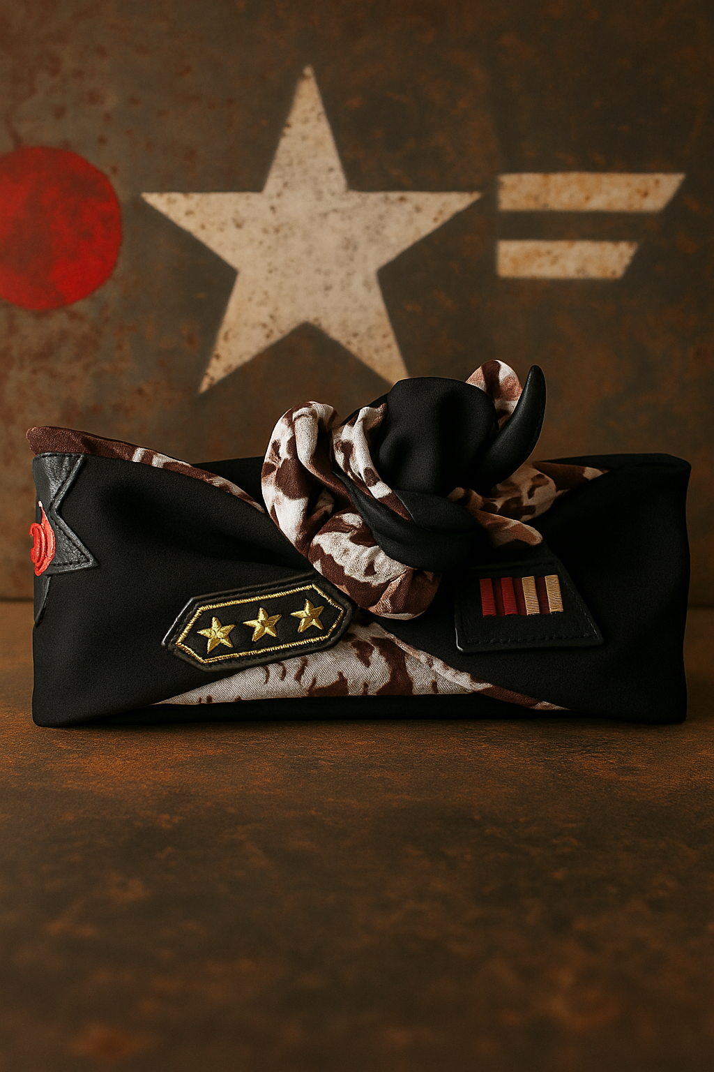 Fascia turbante modellabile Headband-Mezza Capocchia Militare
