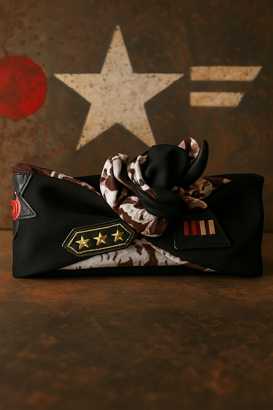Fascia turbante modellabile Headband-Mezza Capocchia Militare