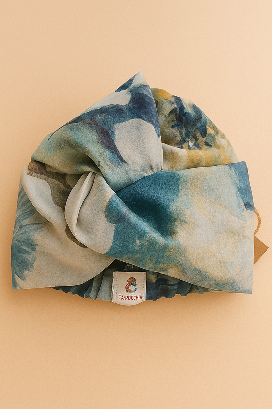 Capoccione Blu Oceano – Le turban qui fait tourner la tête (dans le bon sens du terme)